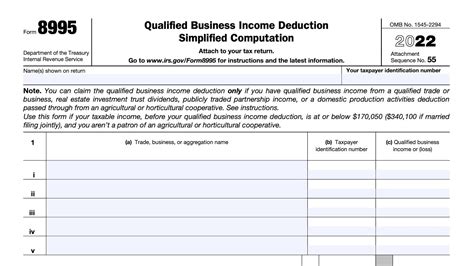 It was introduced as part of the 2017 tax reform called the Tax Cuts and Jobs Act (TCJA). . Form 8995 qualified business income deduction simplified computation